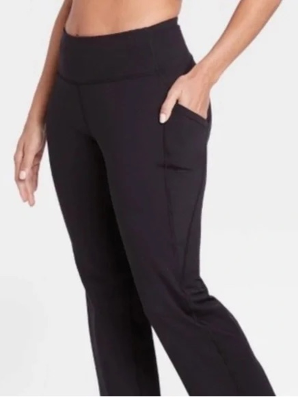 All In Motion Black High Rise Leggings Pockets Athletic XXL